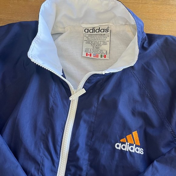 Vintage Adidas TRACKSUIT RN88387 CA00411 Blue White Flag Tag 90’s Womens Medium - Picture 9 of 12